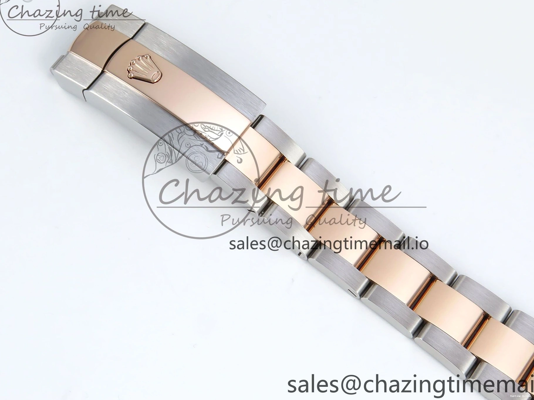 0216 DateJust 31 278271 ARF 1:1 Best Edition 904L Steel Brown Roman Diamonds Dial on SS RG Oyster Bracelet ETA SmartChoice 520